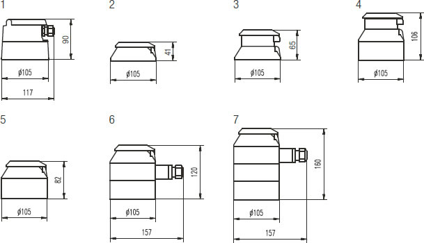 Aquametro Contoil Dimensions of Transducer Groups